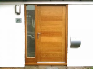 brown wooden door a better option that uPVC