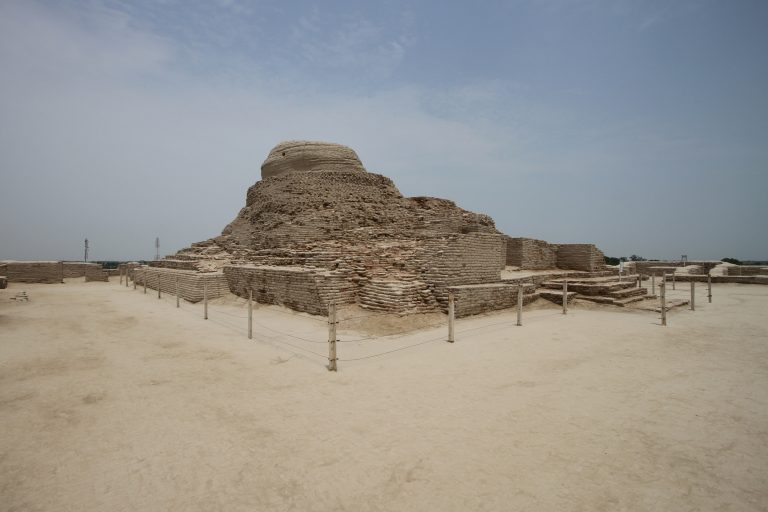 Mohenjo-daro archaeological siteprovince of Sindh, Pakistan.