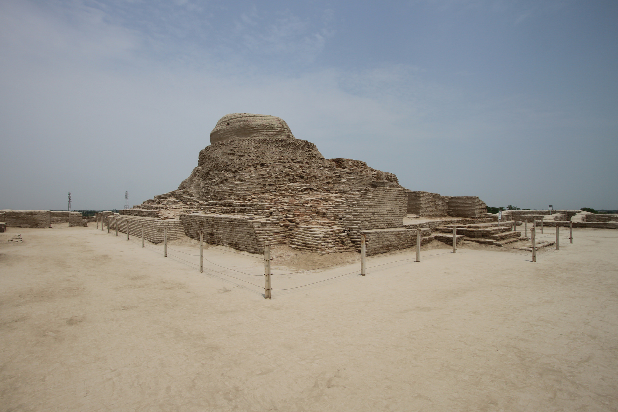 Mohenjo-daro archaeological siteprovince of Sindh, Pakistan.