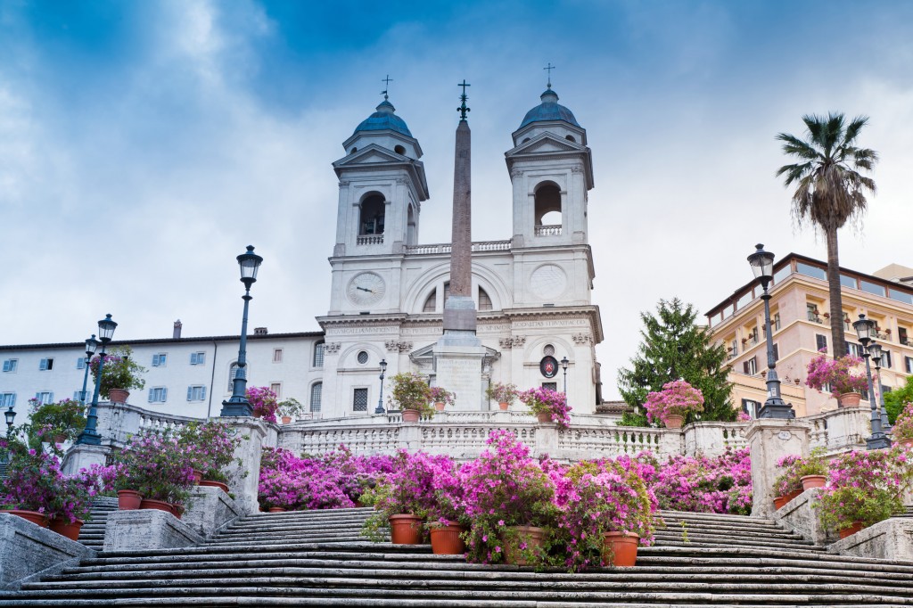 Spanish Steps in Rome, Italy