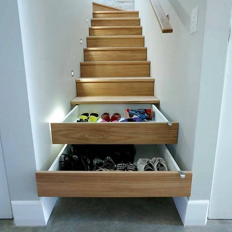 Drawers Under Steps