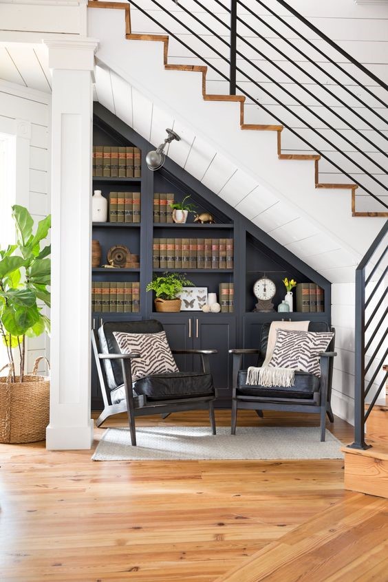 Under Stair Book Nook